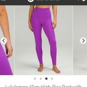 Lululemon Align High-Rise Pant with Pockets  Size 6 Grear conditions